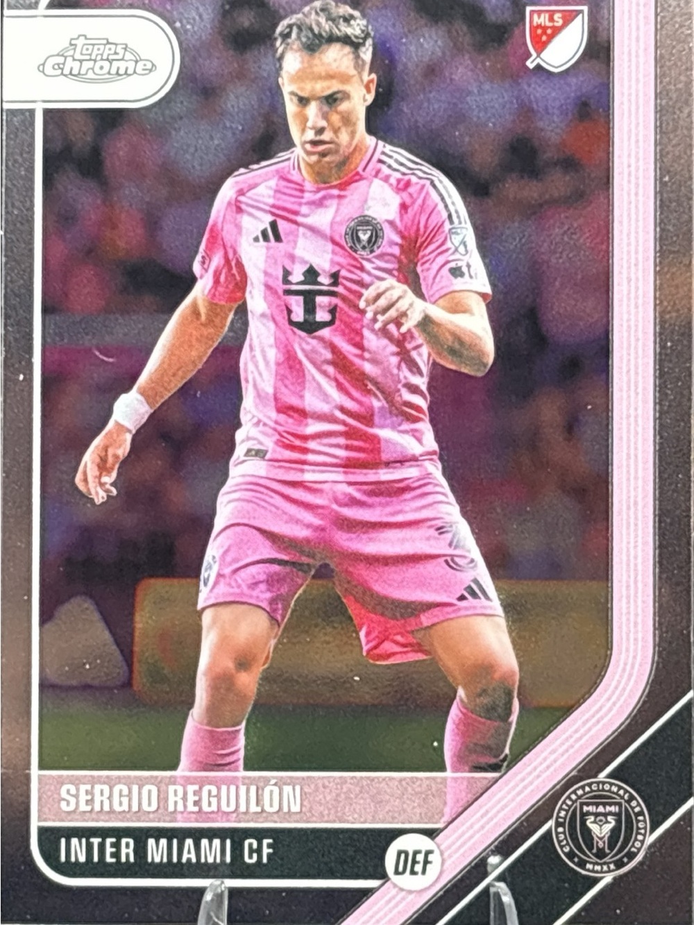 Topps Chrome Inter Miami CF Sergio Reguilón Soccer Trading Card